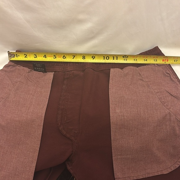 NWOT MATIX Men’s Shorts Pull On Streetwear Board Wear Burgundy Size Medium. - Picture 10 of 13